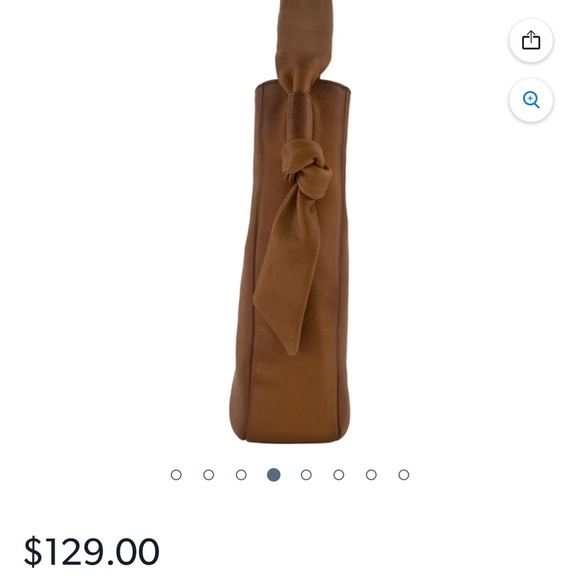 Frye Nora Knotted 100% Genuine Leather Women's Hobo Shoulder Bag - Picture 3 of 10